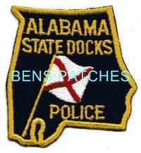 ALABAMA,ALABAMA STATE DOCKS POLICE 1 STATE SHAPED_wm